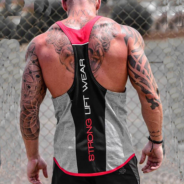 Mens Bodybuilding Tank top Sleeveless Shirt Singlet Vest Undershirt