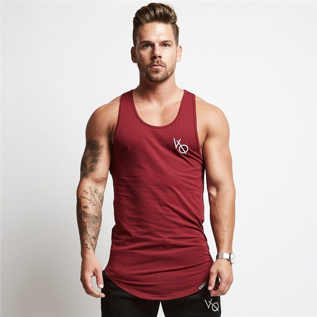 Mens sleeveless Tank Tops Fitness tank tops tees