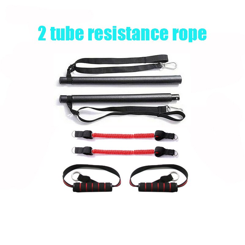 Resistance Band Tension Bar With Fitness Stick Fitness Pull Rope