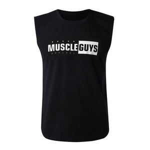 Men Tank Top Bodybuilding Stringers Singlet Sleeveless Shirt