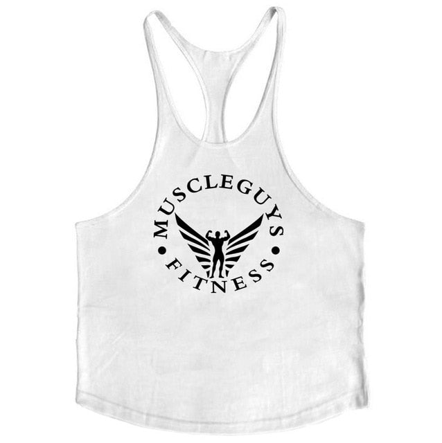 Men Gyms Stringer Singlet Sleeveless Workout Tank Tops