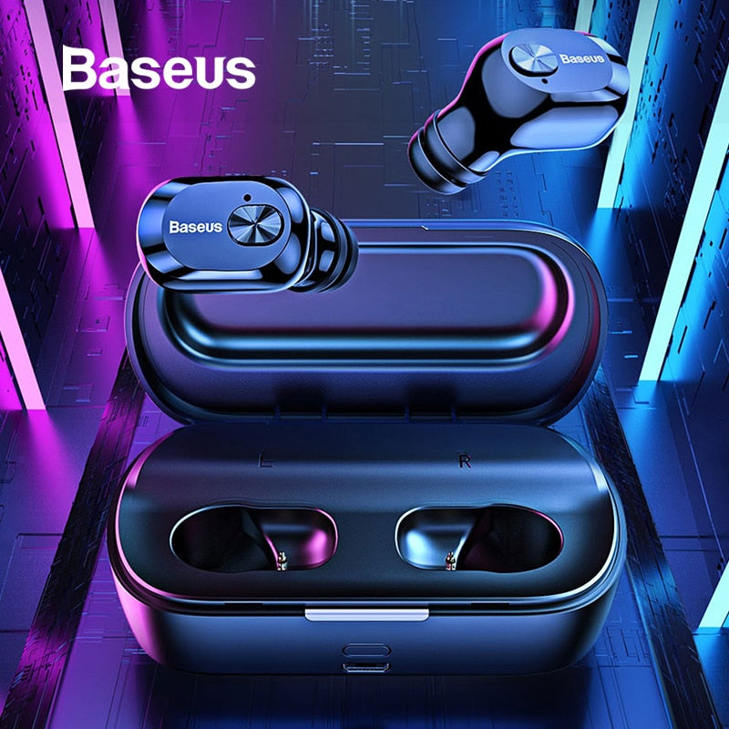 Bluetooth 5.0 Stereo Bass Wireless earphones With HD Microphone