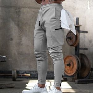 Mens Sweatpants Gyms Workout Fitness Skinny Track Pants