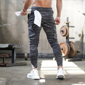 Mens Sweatpants Gyms Workout Fitness Skinny Track Pants