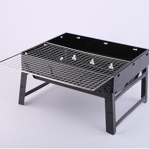 Barbecue Grill Outdoor Camping bbq Foldable Portable Barbecue Grill Charcoal Stove Skewers BBQ Tool