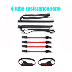 Resistance Band Tension Bar With Fitness Stick Fitness Pull Rope