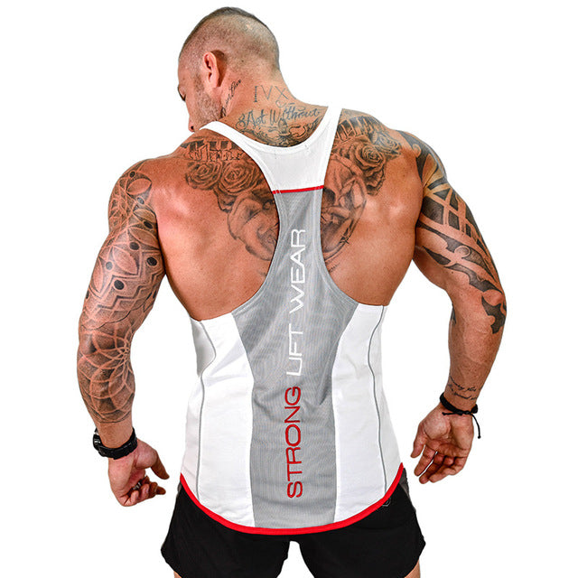 Mens Bodybuilding Tank top Sleeveless Shirt Singlet Vest Undershirt