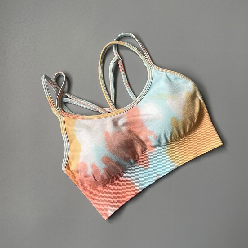 Dyeing Seamless yoga set  Women gym fitness clothing sportswear