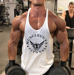 Men Gyms Stringer Singlet Sleeveless Workout Tank Tops