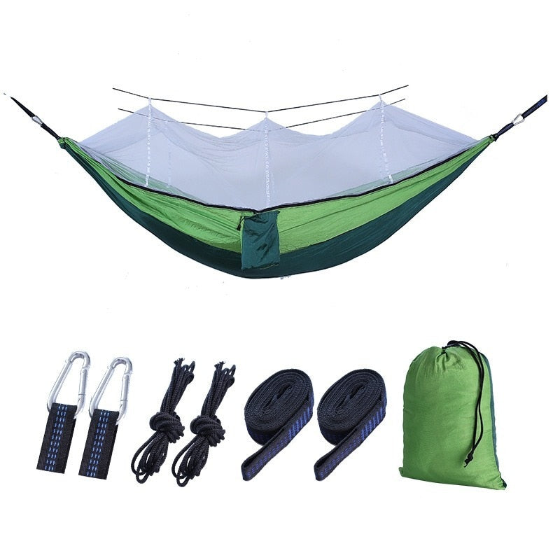 210T Nylon Outdoor Camping Anti-mosquito Hammock