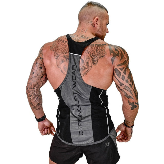 Mens Bodybuilding Tank top Sleeveless Shirt Singlet Vest Undershirt