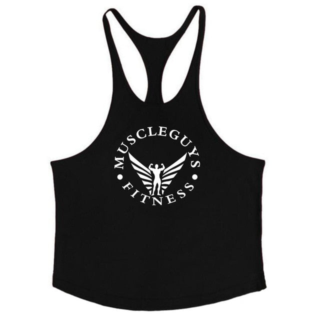 Men Gyms Stringer Singlet Sleeveless Workout Tank Tops