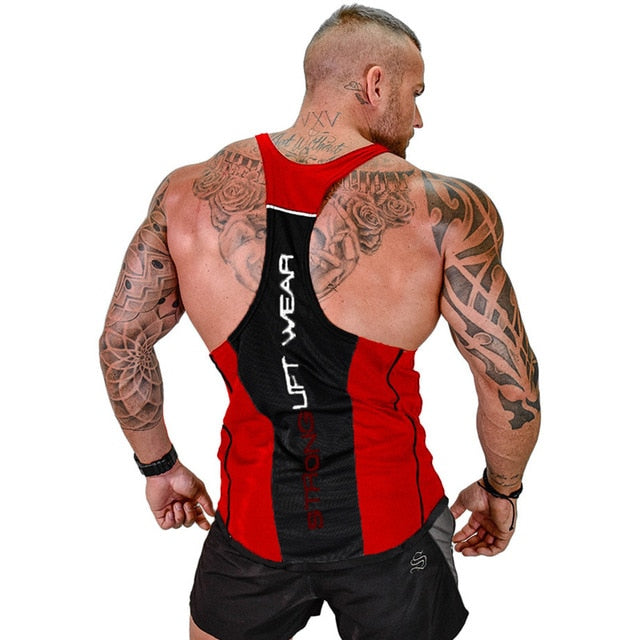 Mens Bodybuilding Tank top Sleeveless Shirt Singlet Vest Undershirt