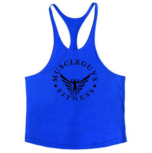 Men Gyms Stringer Singlet Sleeveless Workout Tank Tops