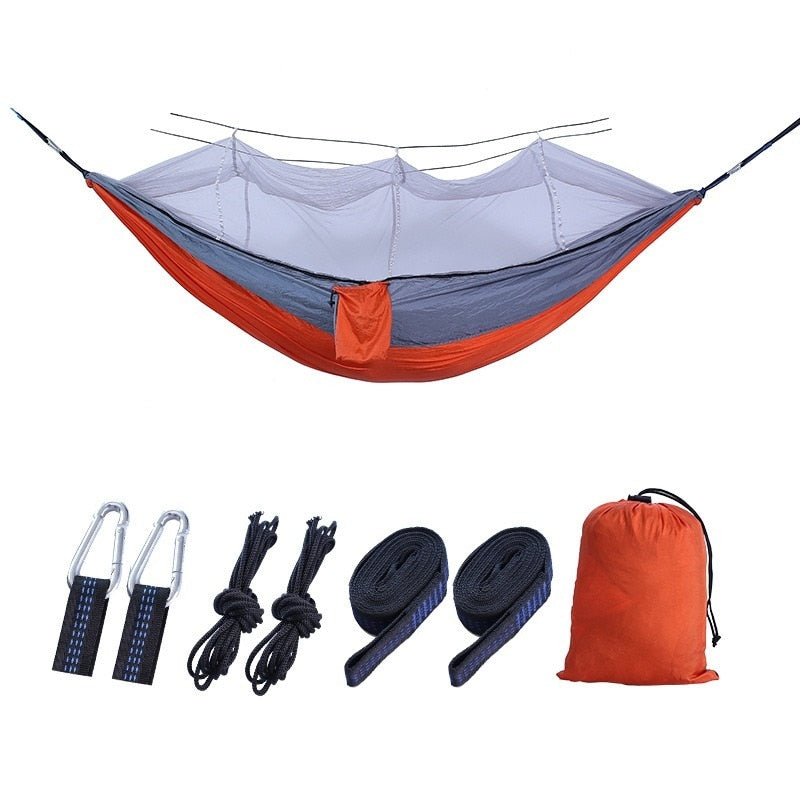 210T Nylon Outdoor Camping Anti-mosquito Hammock