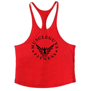 Men Gyms Stringer Singlet Sleeveless Workout Tank Tops