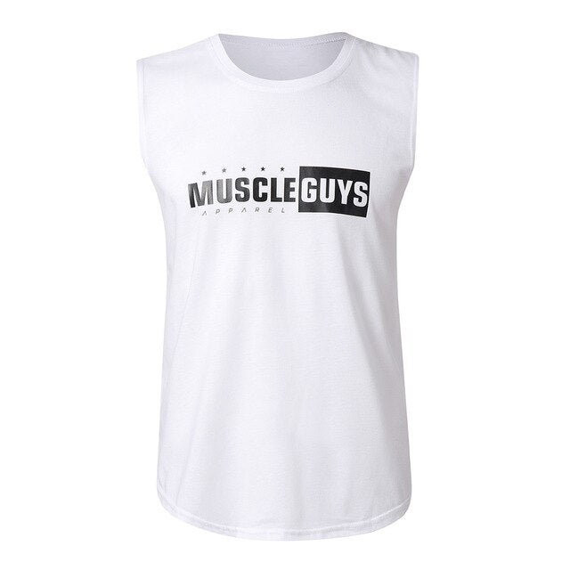 Men Tank Top Bodybuilding Stringers Singlet Sleeveless Shirt