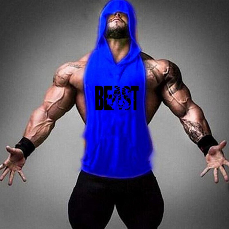 Beast Bodybuilding Stringer Tank Tops Cotton hoodies