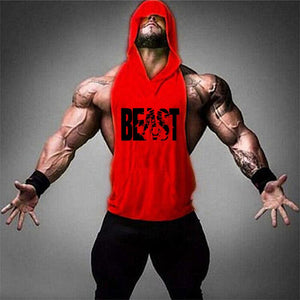 Beast Bodybuilding Stringer Tank Tops Cotton hoodies