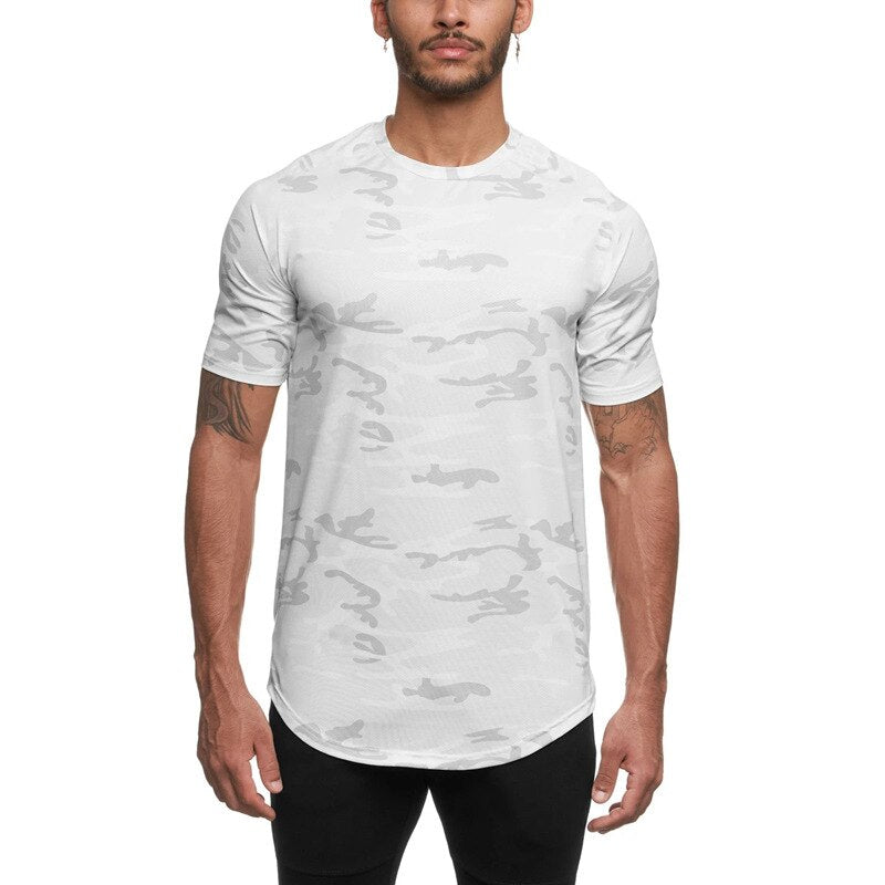 Men's Quick Dry Camo compression t-Shirts