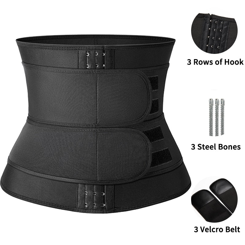 Men Waist Trainer Neoprene Abdomen Body Shaper Weight Loss Lumbar Workout Fitness Sauna Sweat Belt Slimming Belly Sweat Corset