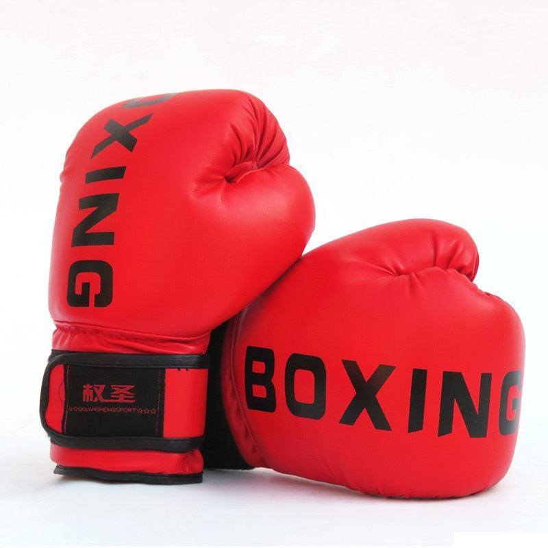 Kick Boxing  Leather Flame Boxing Training Gloves