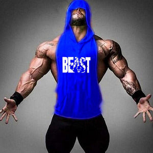 Beast Bodybuilding Stringer Tank Tops Cotton hoodies