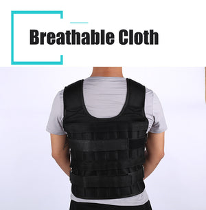 30KG Loading Weight Vest For Boxing Weight Training