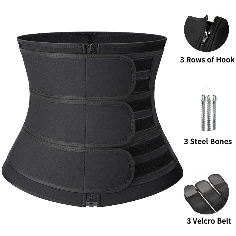 Men Waist Trainer Fitness Sauna Sweat Belt