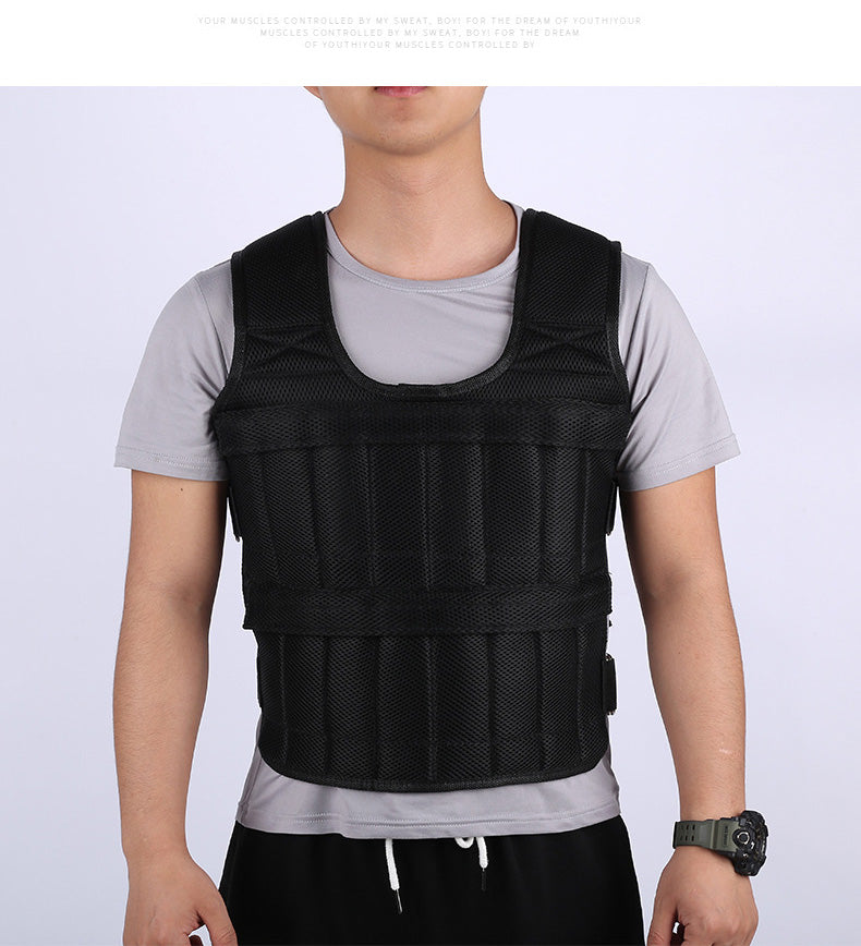 30KG Loading Weight Vest For Boxing Weight Training