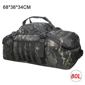 40L 60L 80L Men Army Sport Gym Bag Military Tactical Waterproof Backpack