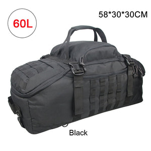 40L 60L 80L Men Army Sport Gym Bag Military Tactical Waterproof Backpack