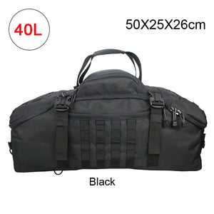 40L 60L 80L Men Army Sport Gym Bag Military Tactical Waterproof Backpack