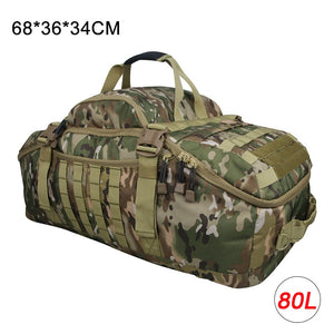 40L 60L 80L Men Army Sport Gym Bag Military Tactical Waterproof Backpack