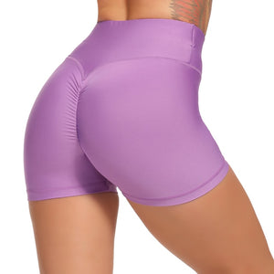 Women Yoga Shorts Sports Running Sportswear Fitness  Compression High Waist Shorts - ultimatefitness4you