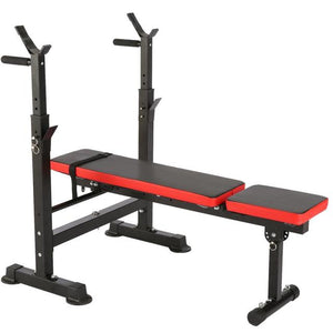 Adjustable Folding Fitness Weight Bench Barbell Rack - ultimatefitness4you