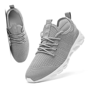 Casual Sports Shoes Men Women Mesh Breathable Comfortable Jogging Trainer Shoes Black Sneakers - ultimatefitness4you