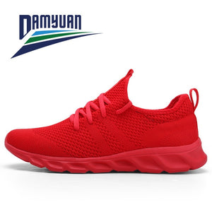 Casual Sports Shoes Men Women Mesh Breathable Comfortable Jogging Trainer Shoes Black Sneakers - ultimatefitness4you