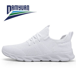 Casual Sports Shoes Men Women Mesh Breathable Comfortable Jogging Trainer Shoes Black Sneakers - ultimatefitness4you