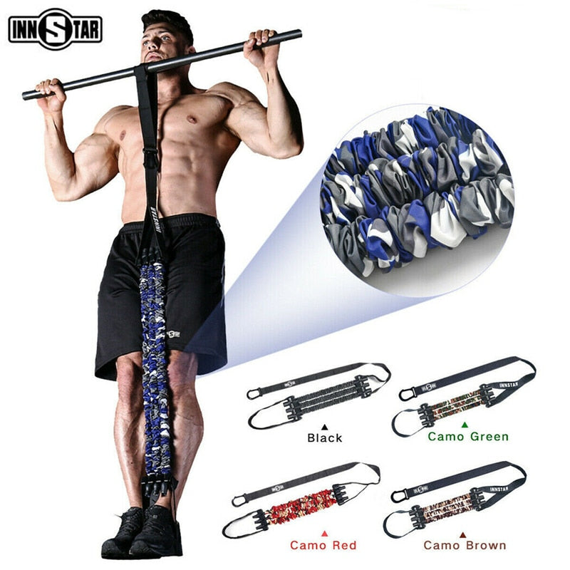 INNSTAR Pull-up Assist Band Elastic Chin Up Assistance Resistance Bands - ultimatefitness4you