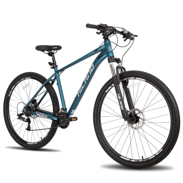 Hiland 29 Inch Mountain Bike for Men Adult Bicycle Aluminum Hydraulic Disc-Brake 16-Speed - ultimatefitness4you