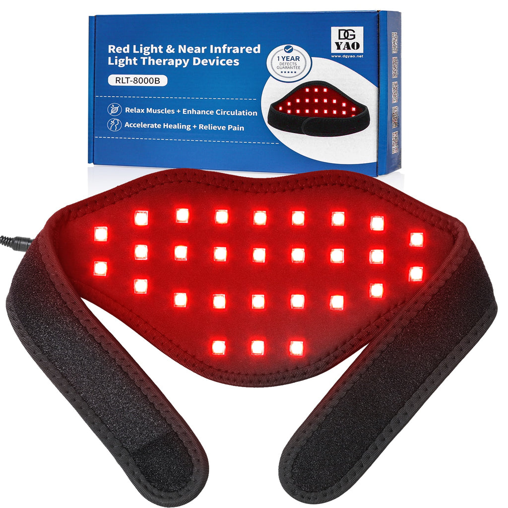 660/880nm Red  Infrared Light Phototherapy Wrap  for Wrist Neck Pain Relief Muscle Recovery - ultimatefitness4you