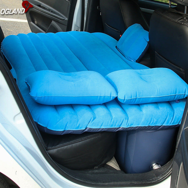 Air Inflation Travel Bed for Universal Back Seat Mattress Camping Mat Cushion